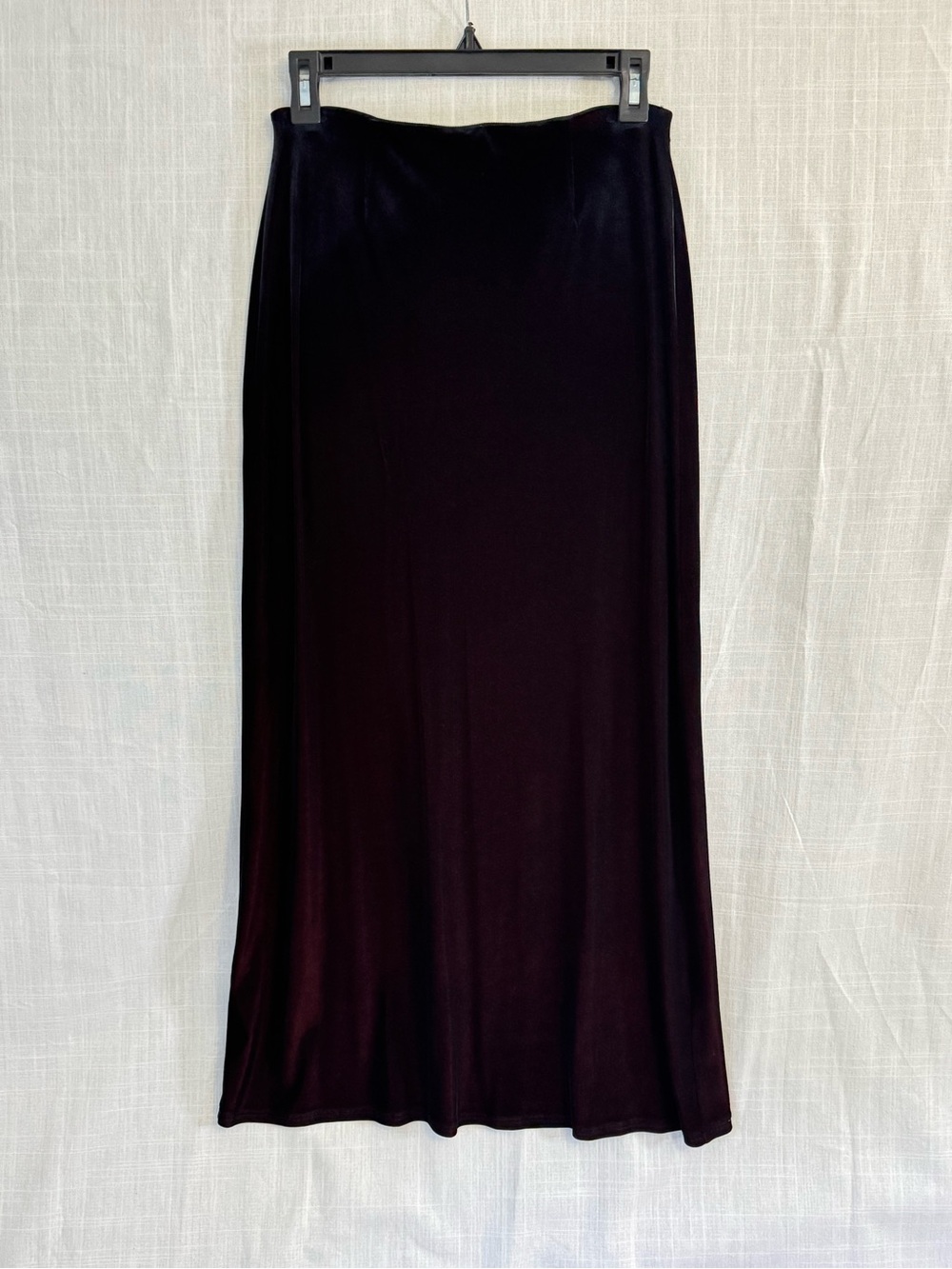 Classic Black Velvet Skirt Laundry by Shelli Segal Sony Pictures Wardrobe